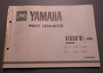 Yamaha XJ 550 part list